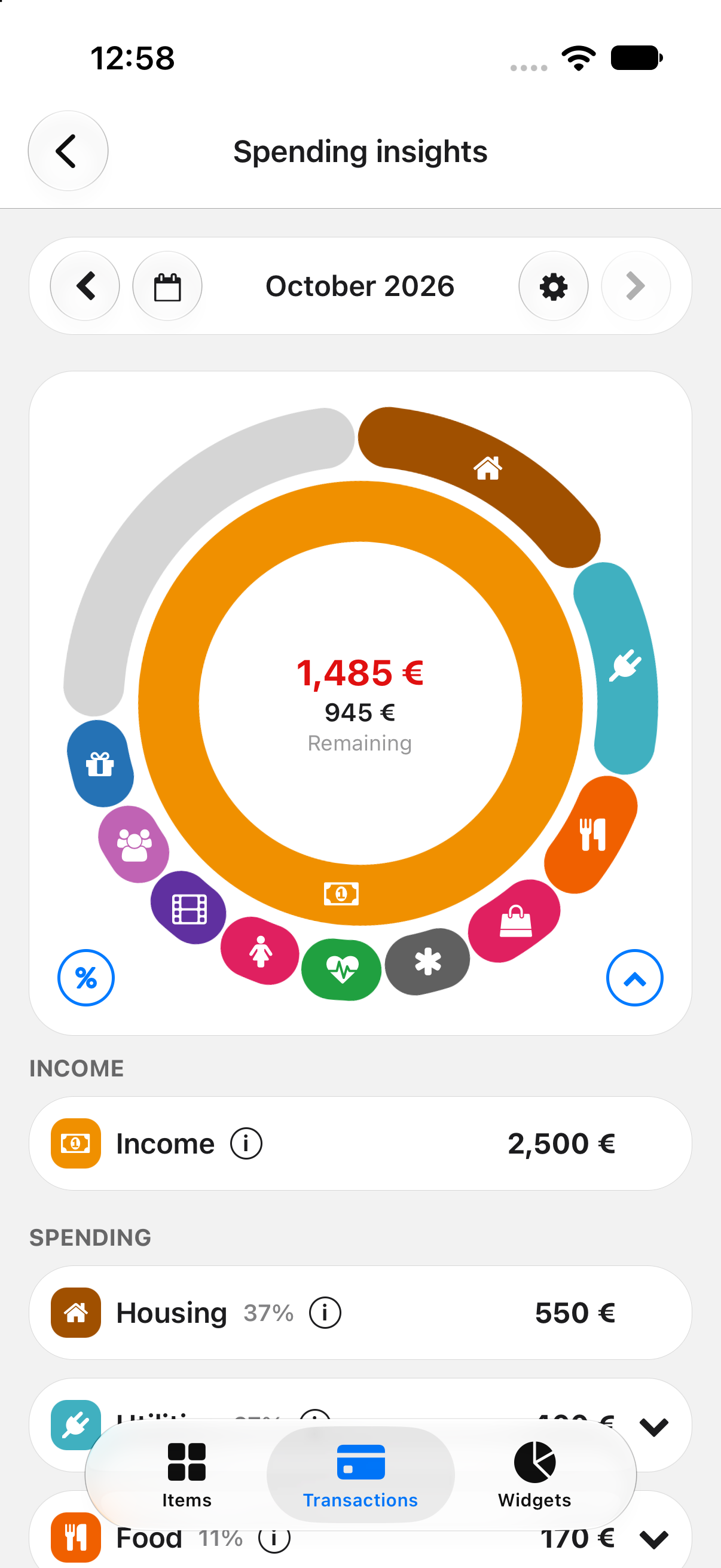 October spending insights